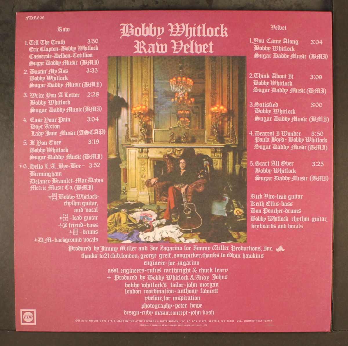 raw velvet by BOBBY WHITLOCK