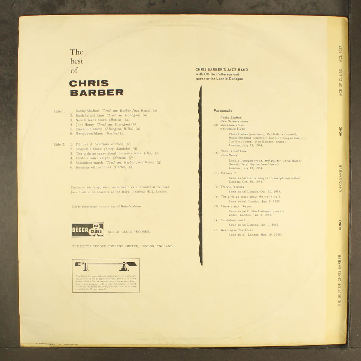 the best of chris barber by CHRIS BARBER'S JAZZ BAND