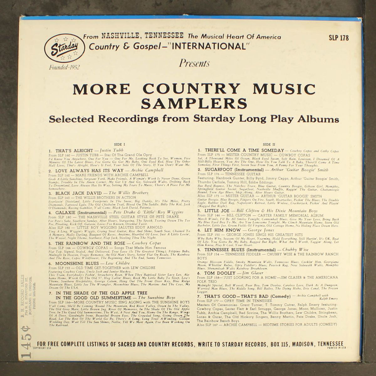 more country music samplers by VARIOUS
