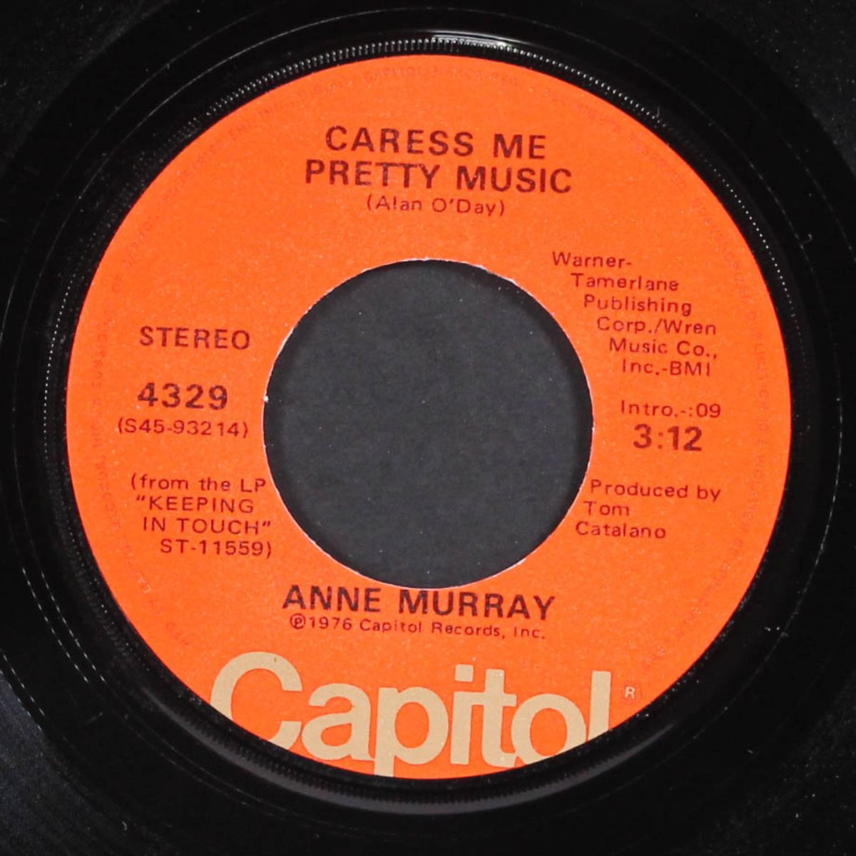 things / caress me pretty music by ANNE MURRAY