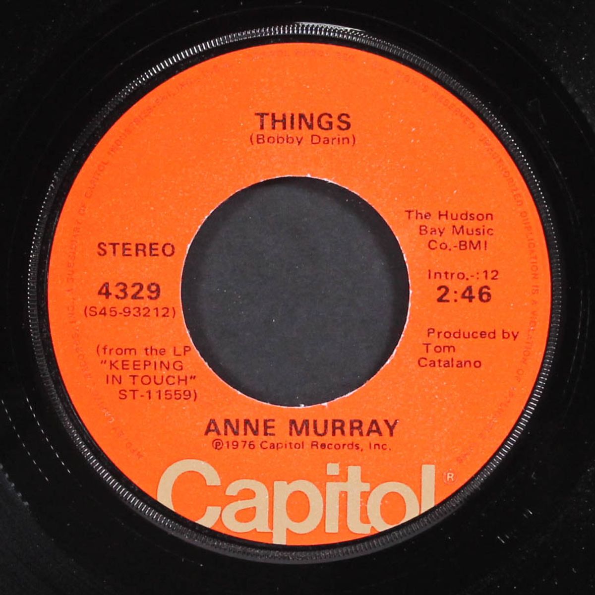 things / caress me pretty music by ANNE MURRAY