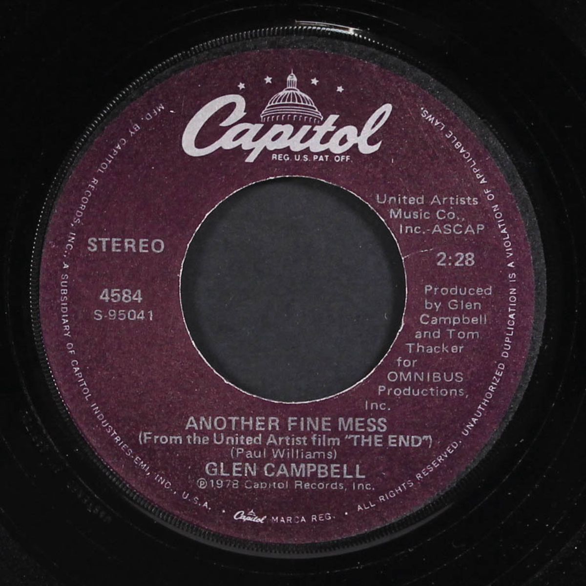 another fine mess / can you fool by GLEN CAMPBELL