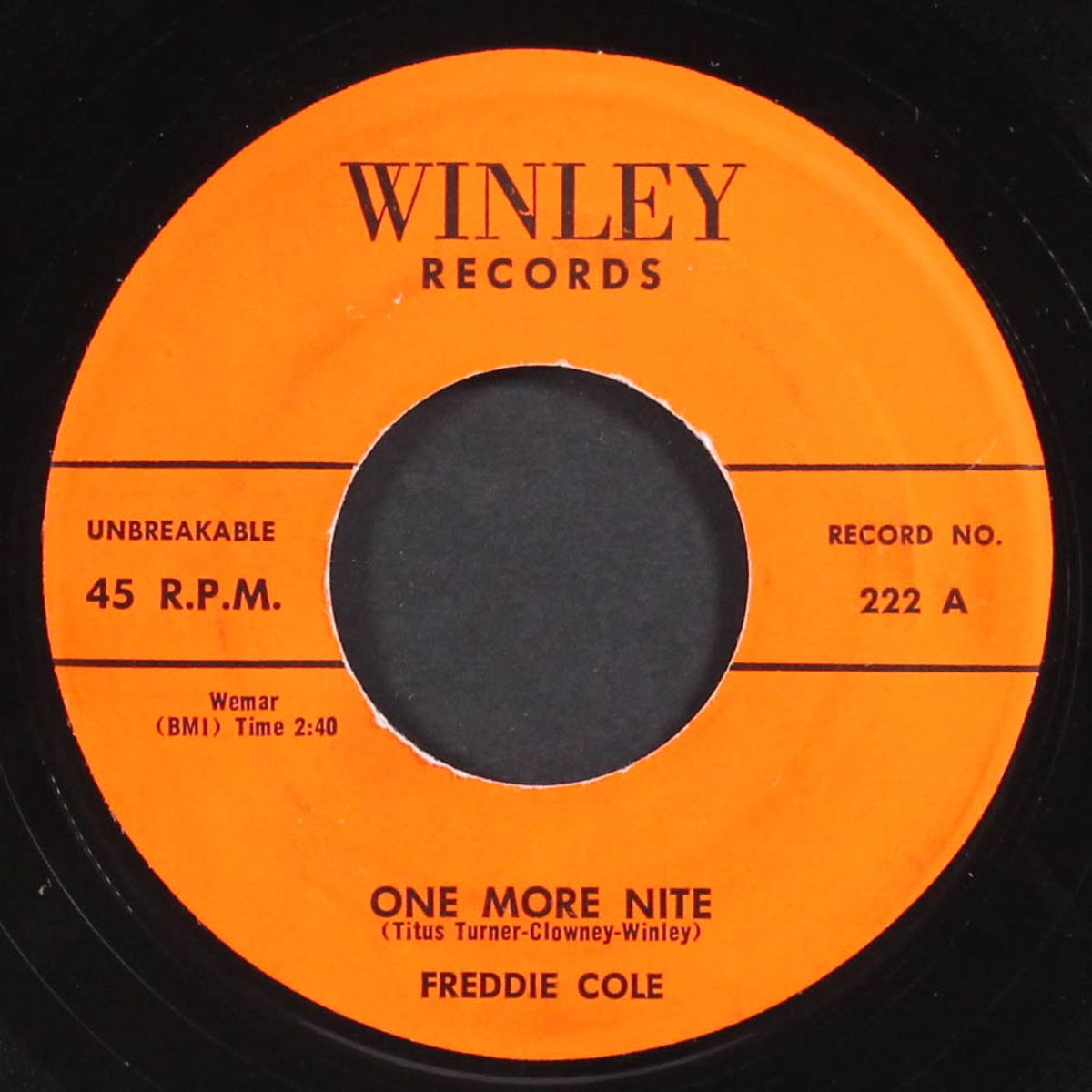 one more night / dreamed of you last night by FREDDIE COLE