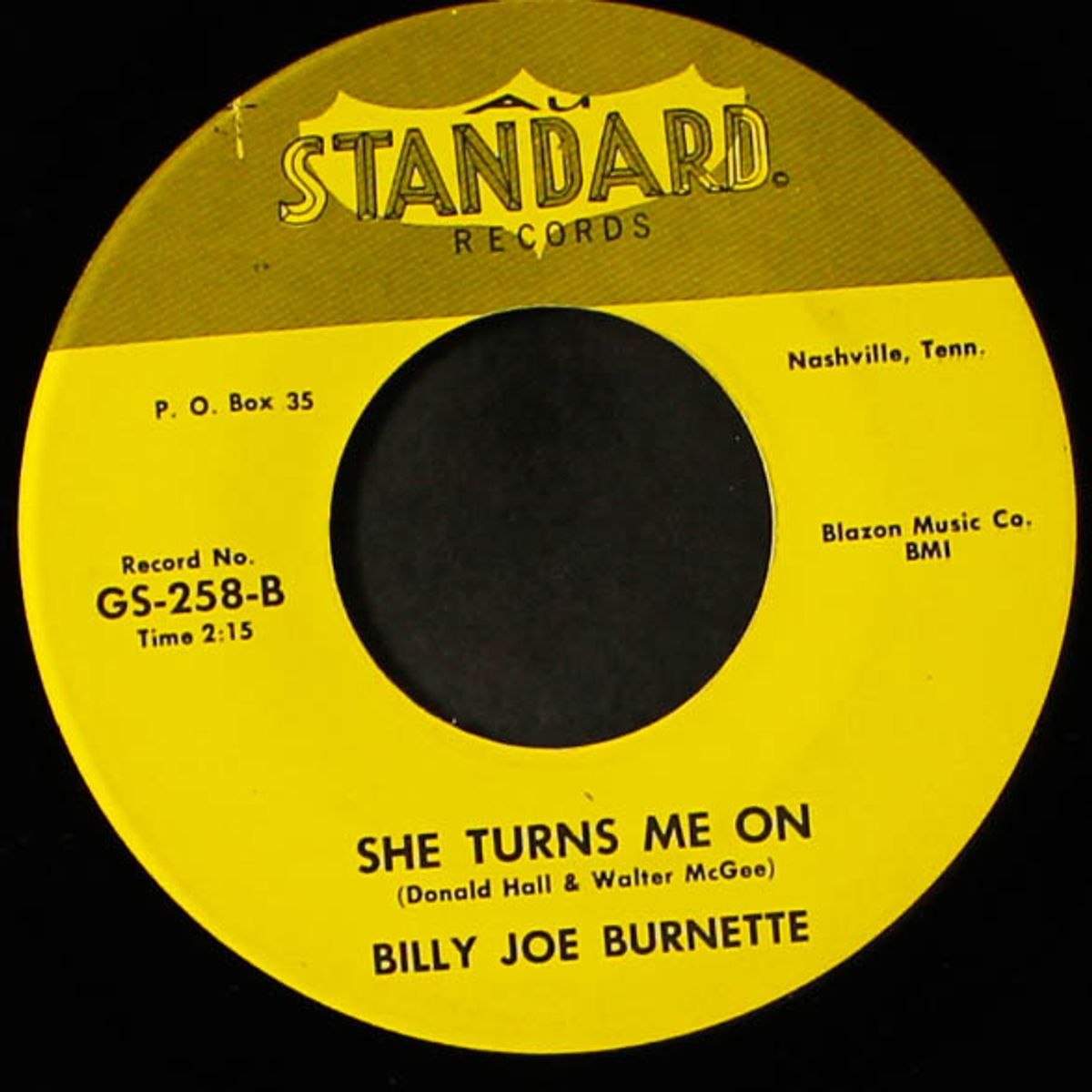 she turns me on / julie by BILLY JOE BURNETTE