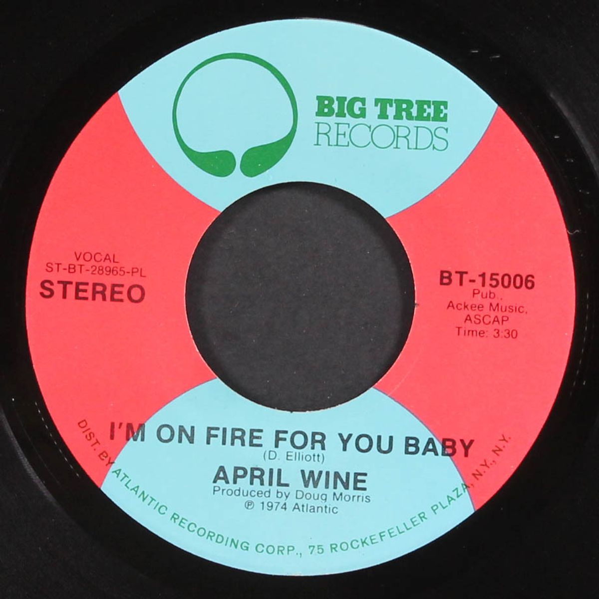 i'm on fire for you baby / come on along by APRIL WINE