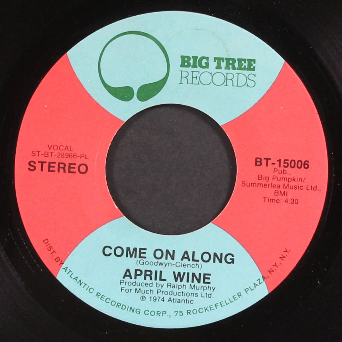 i'm on fire for you baby / come on along by APRIL WINE