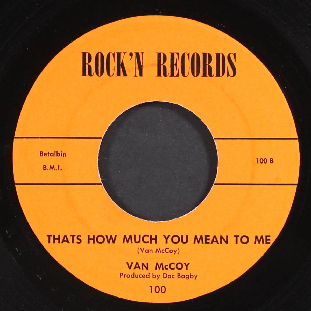 i wantcha back / thats how much you mean to me by VAN MCCOY