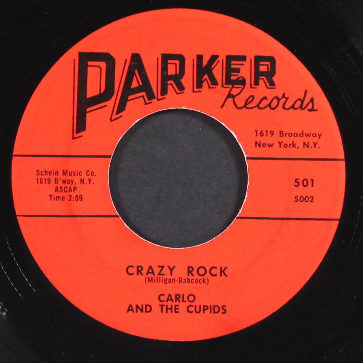 crazy rock / teenage blues by CARLO & CUPIDS