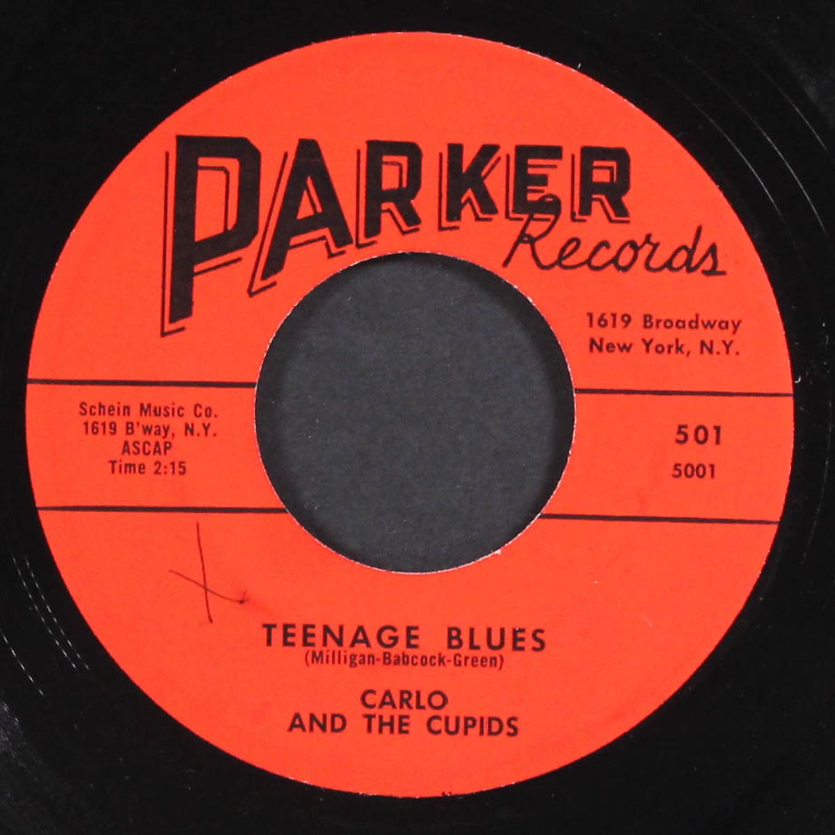 crazy rock / teenage blues by CARLO & CUPIDS