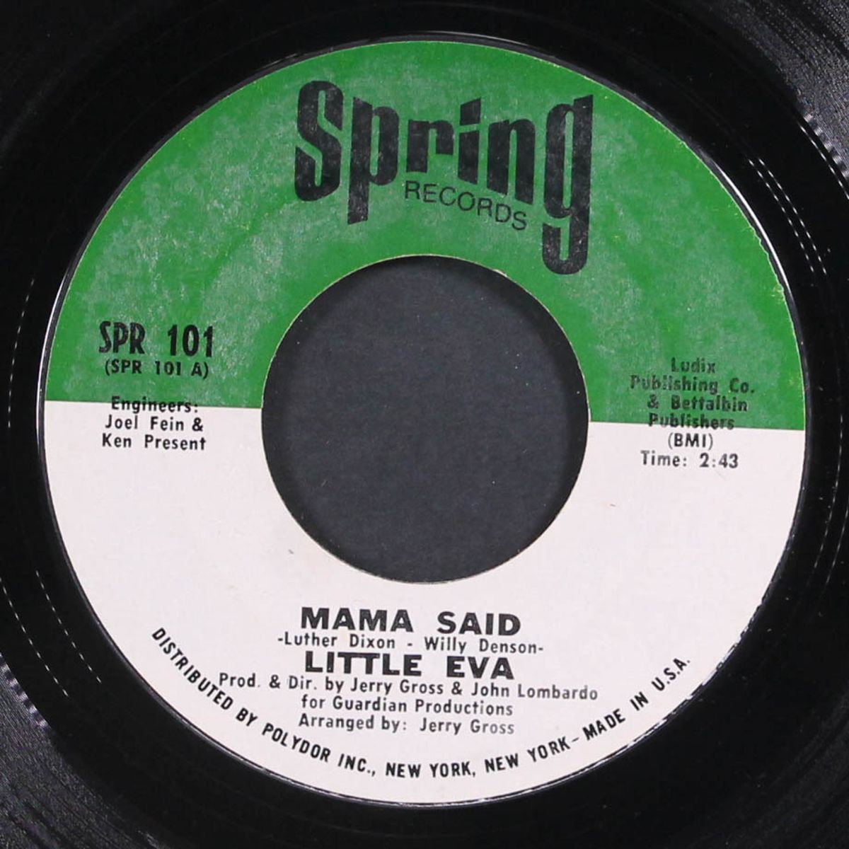 mama said / something about you boy by LITTLE EVA