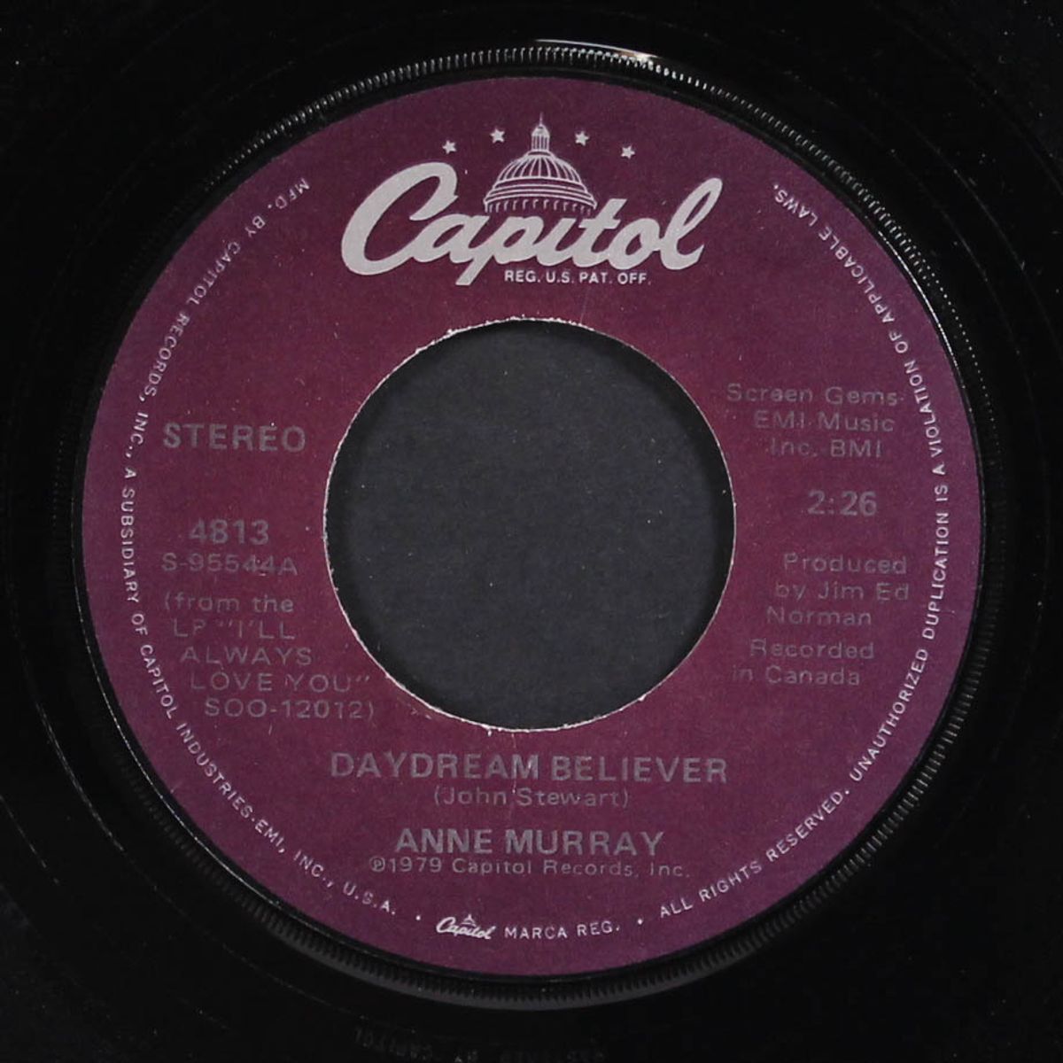 daydream believer / do you think of me by ANNE MURRAY