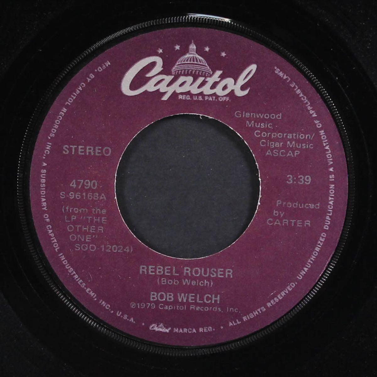 rebel rouser by BOB WELCH