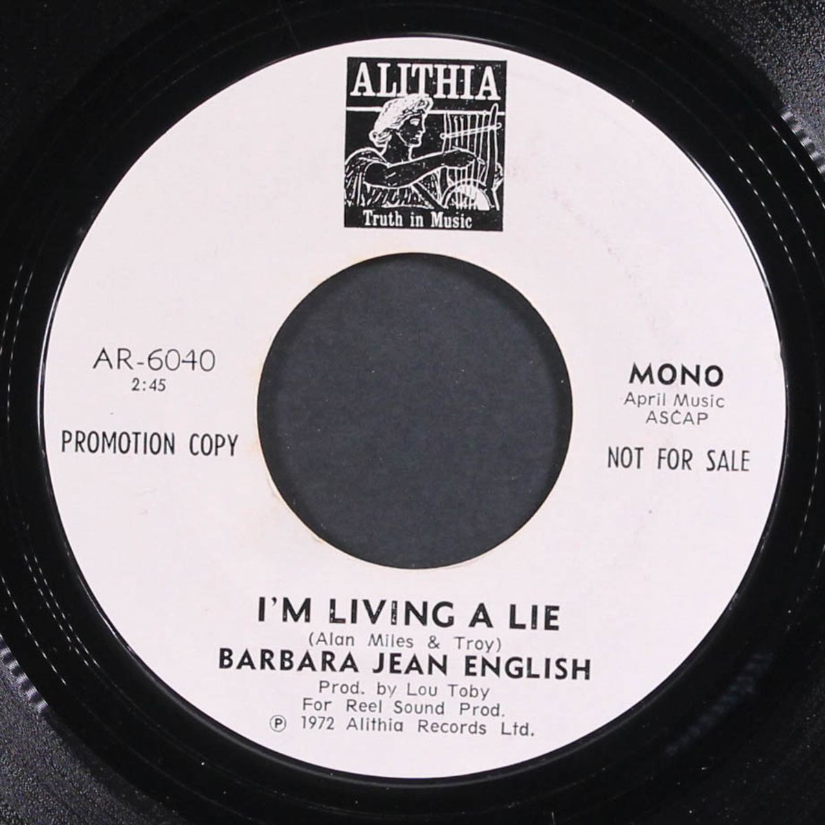 i'm living a lie / mono by BARBARA JEAN ENGLISH