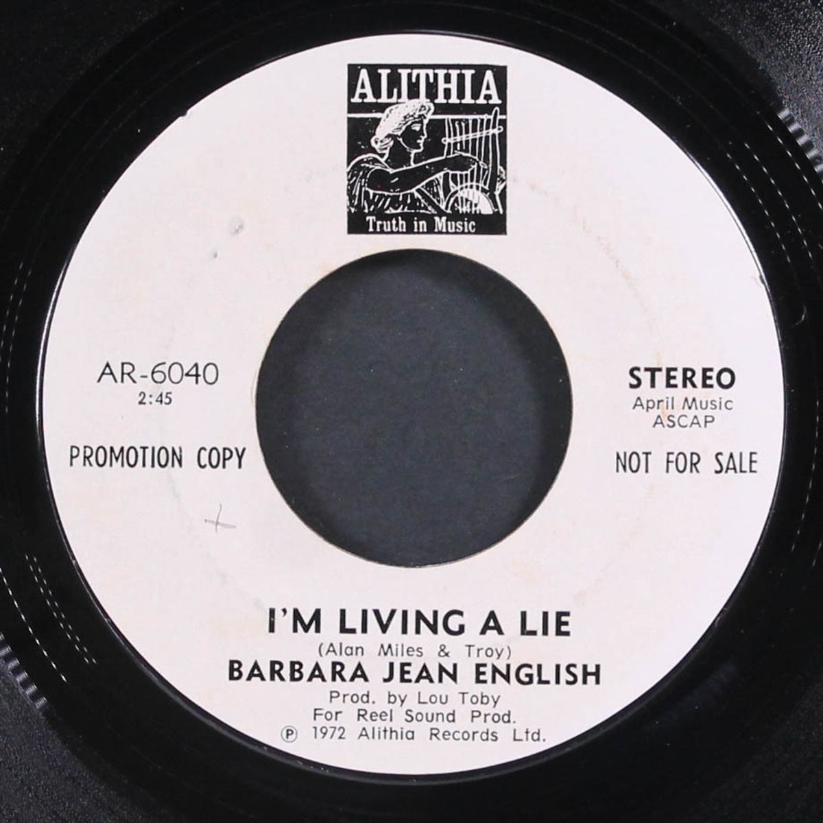 i'm living a lie / mono by BARBARA JEAN ENGLISH