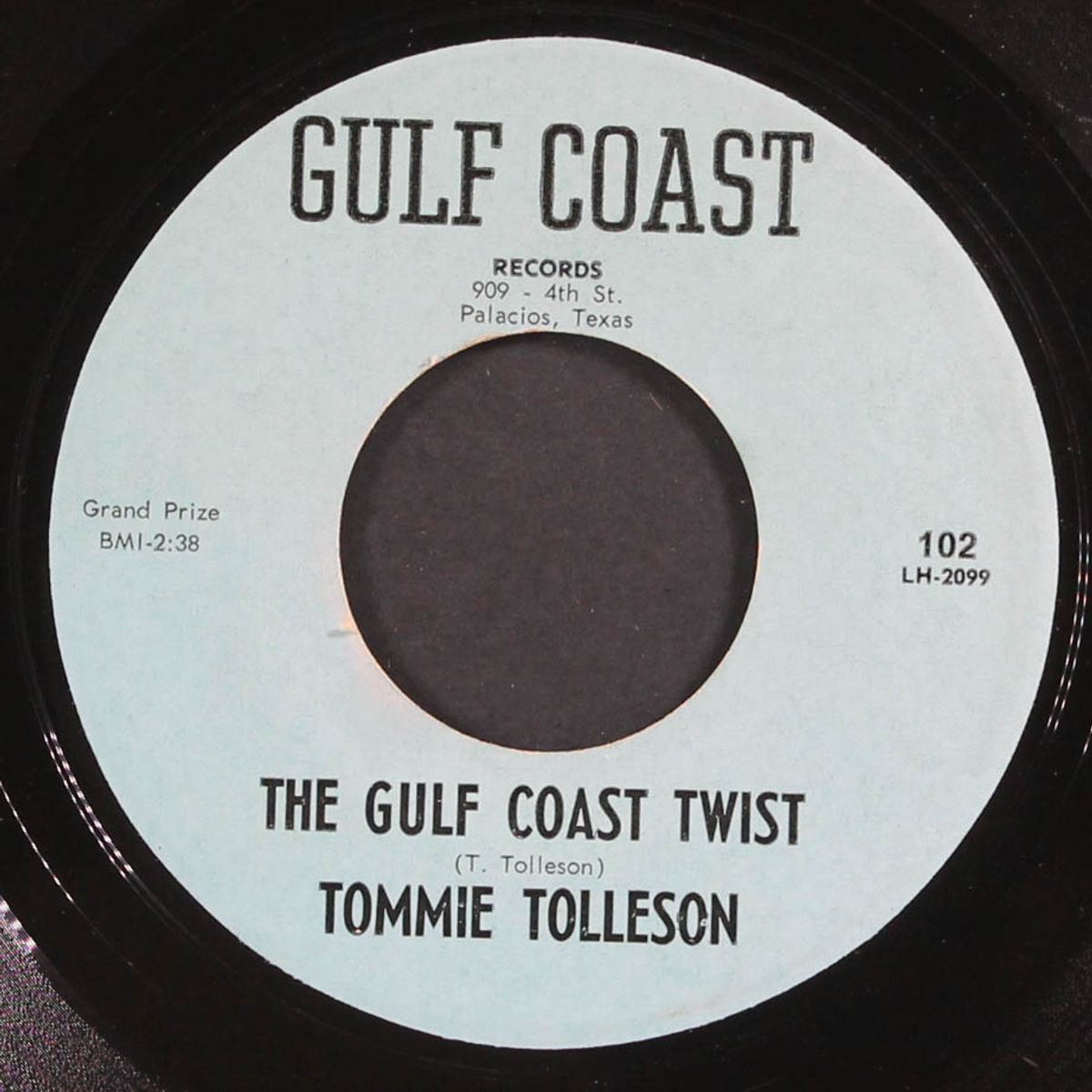 the gulf coast twist / i love you and miss you all the time by TOMMIE TOLLESON