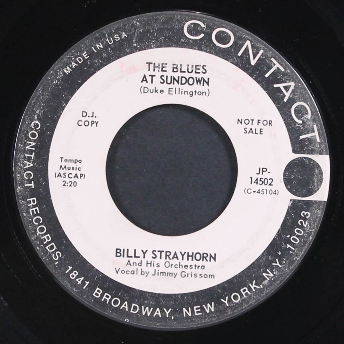 workin' blues & jail blues / the blues at sundown by BILLY STRAYHORN