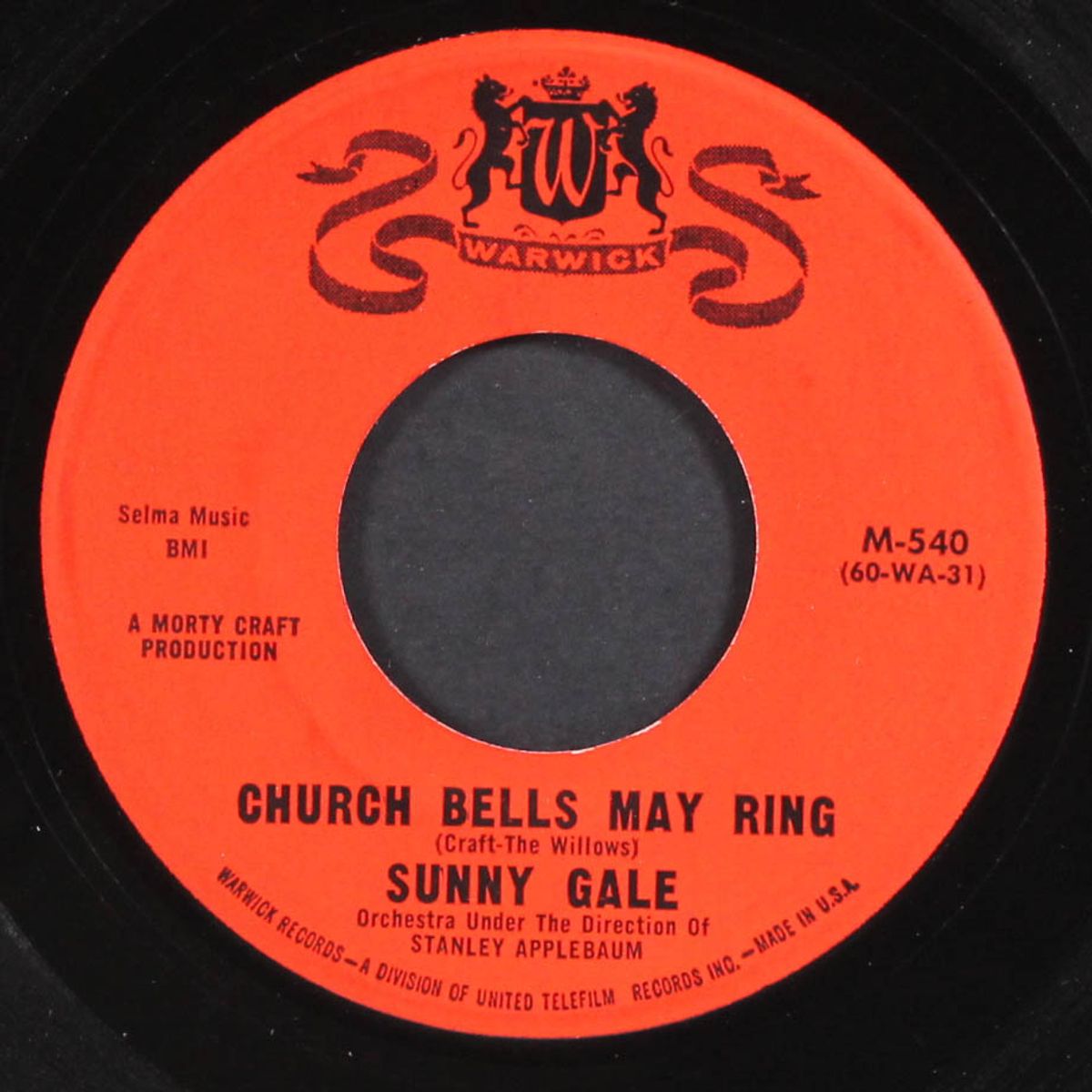 church bells may ring / my foolish heart by SUNNY GALE