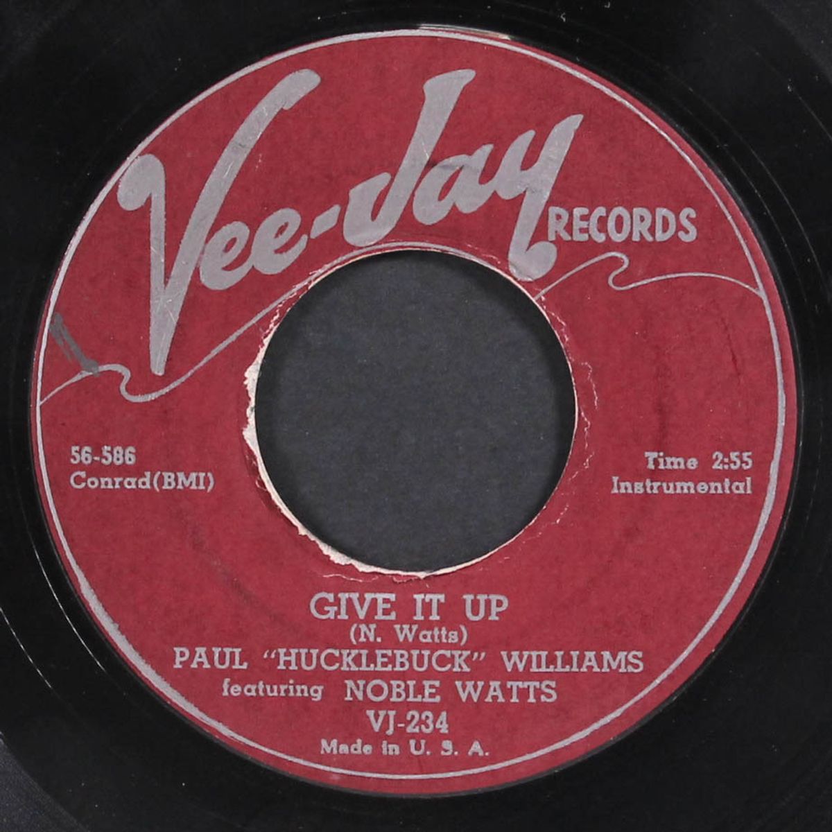 pass the buck / give it up by PAUL "HUCKLEBUCK" WILLIAMS