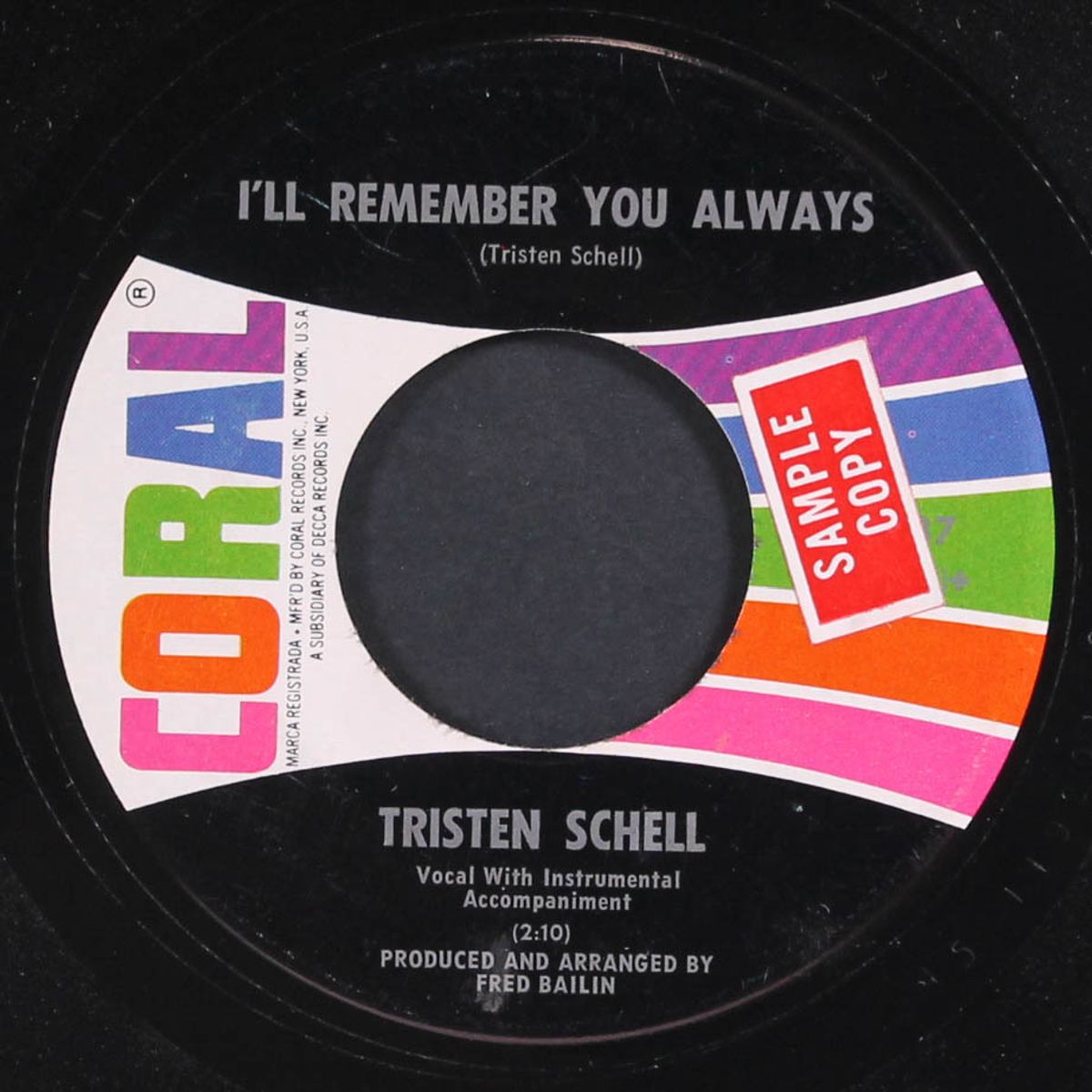 sunday kind of feelin' / i'll remember you always by TRISTEN SCHELL