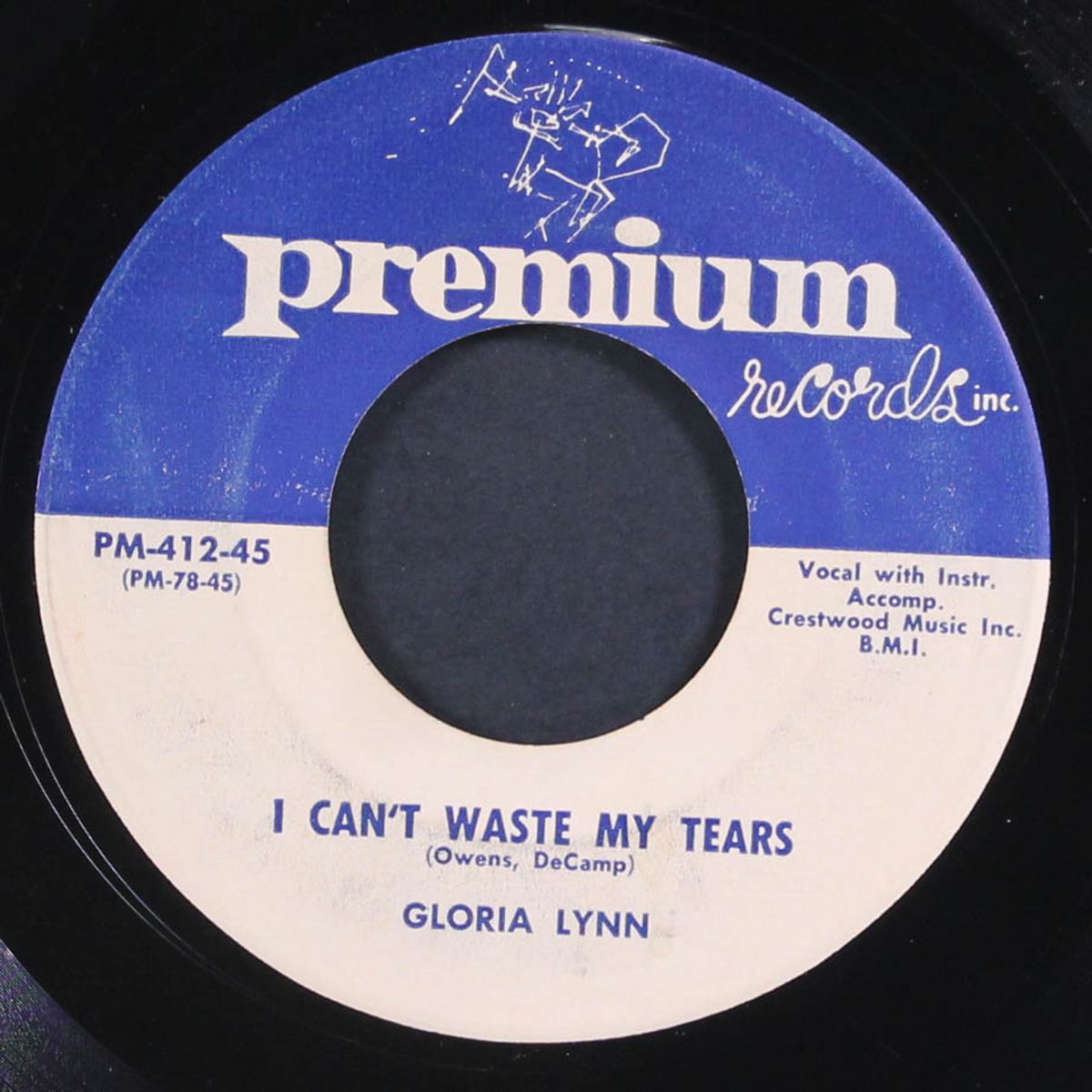 i can't waste my tears / run for your love by GLORIA LYNN