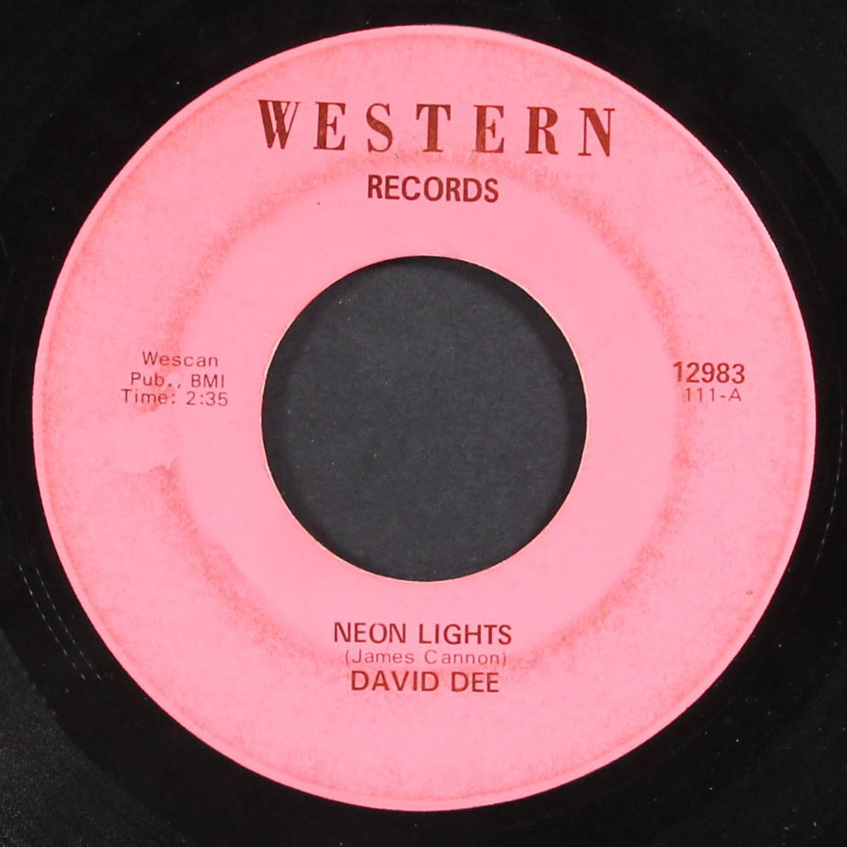 the crawdad song / neon lights by DAVID DEE
