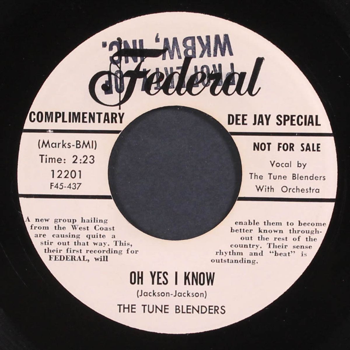oh yes i know / shoo-shoo by TUNE BLENDERS