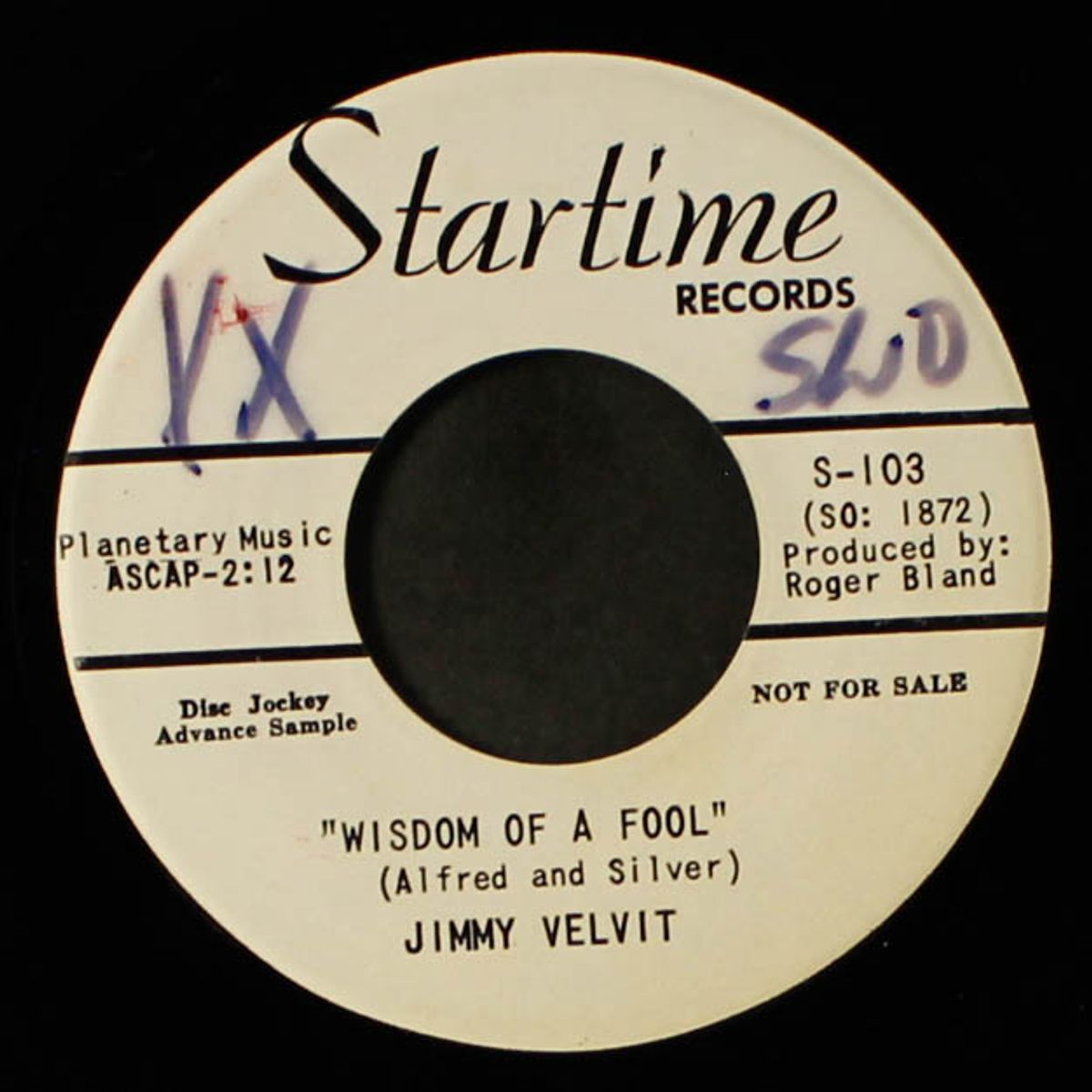 wisdom of a fool / i want to be loved by JIMMY VELVIT