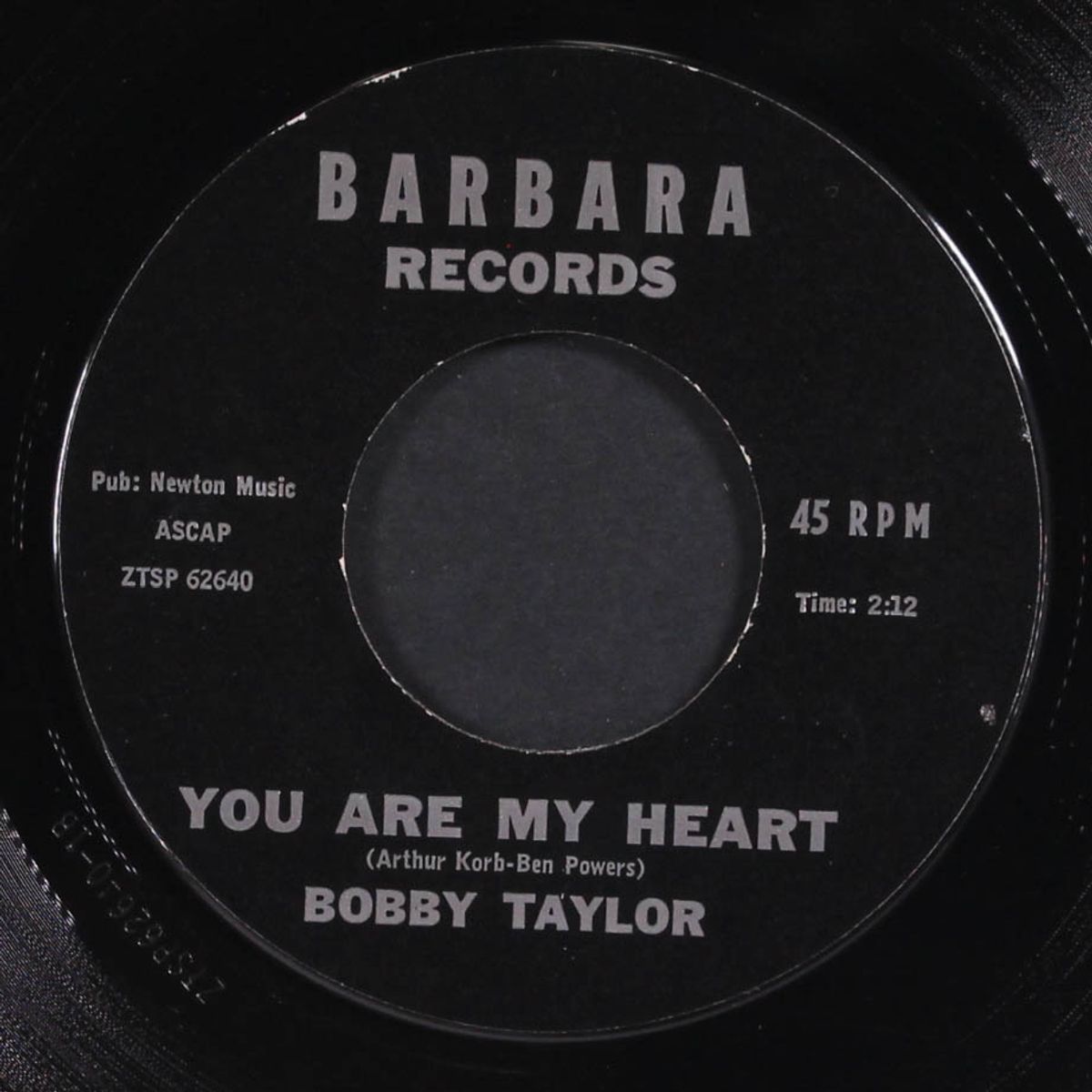 pretty baby / you are my heart by BOBBY TAYLOR