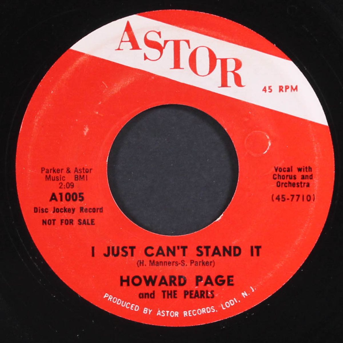there's no forgetting you / i just can't stand it by HOWARD PAGE