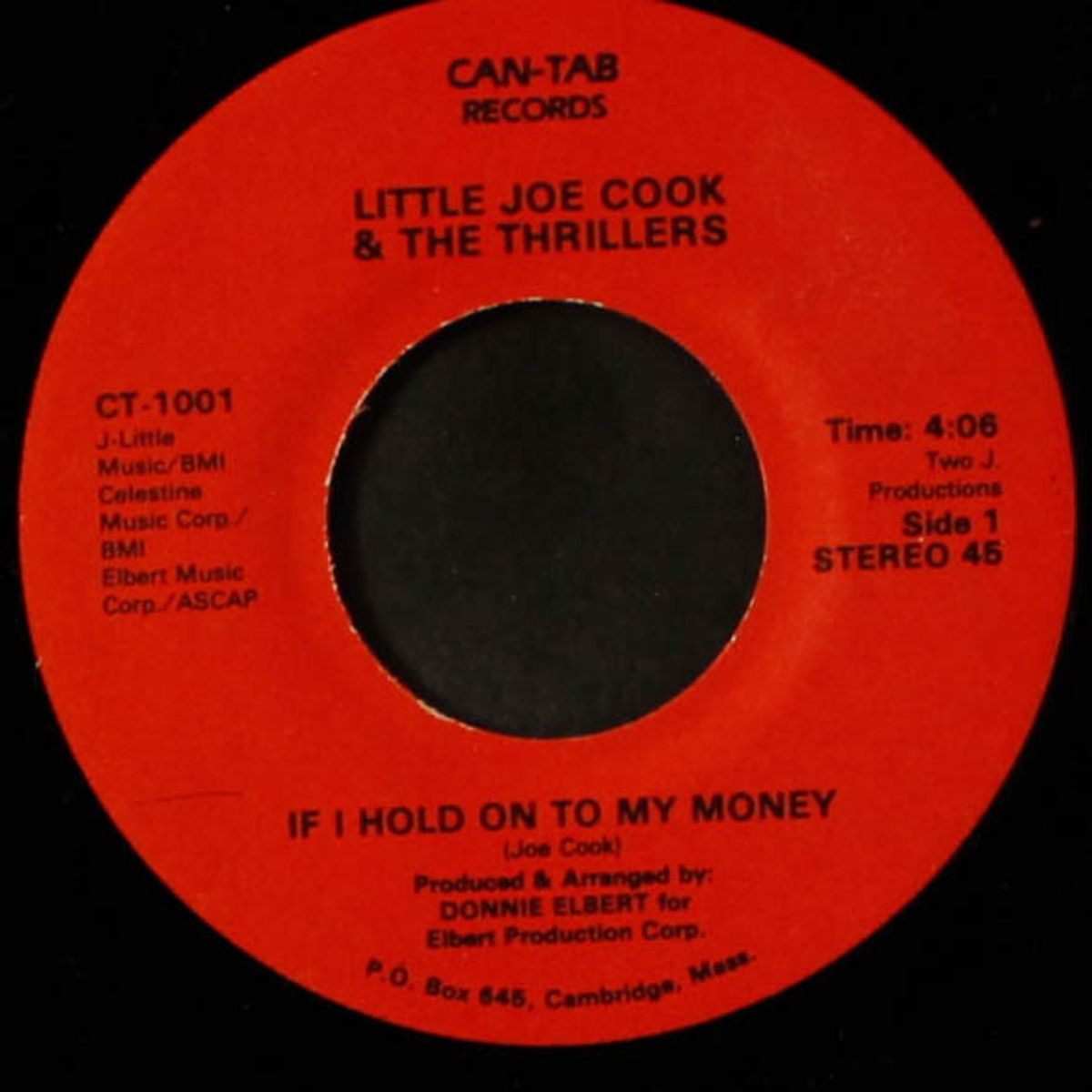 if i hold on to my money by LITTLE JOE COOK & THRILLERS