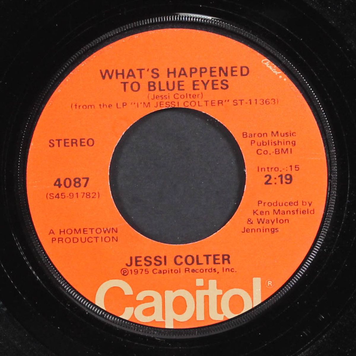 what's happened to blue eyes / you ain't never been loved by JESSI COLTER