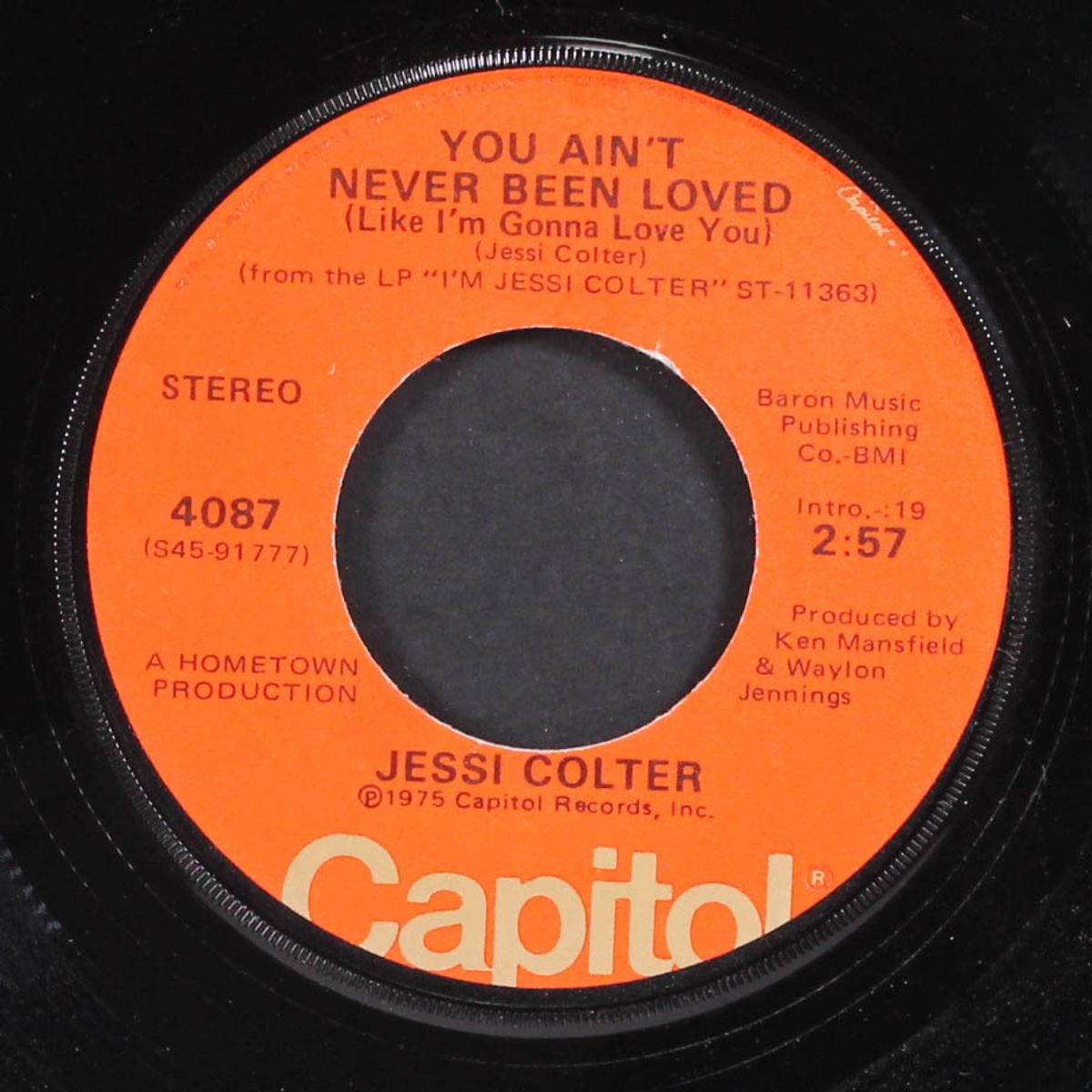 what's happened to blue eyes / you ain't never been loved by JESSI COLTER