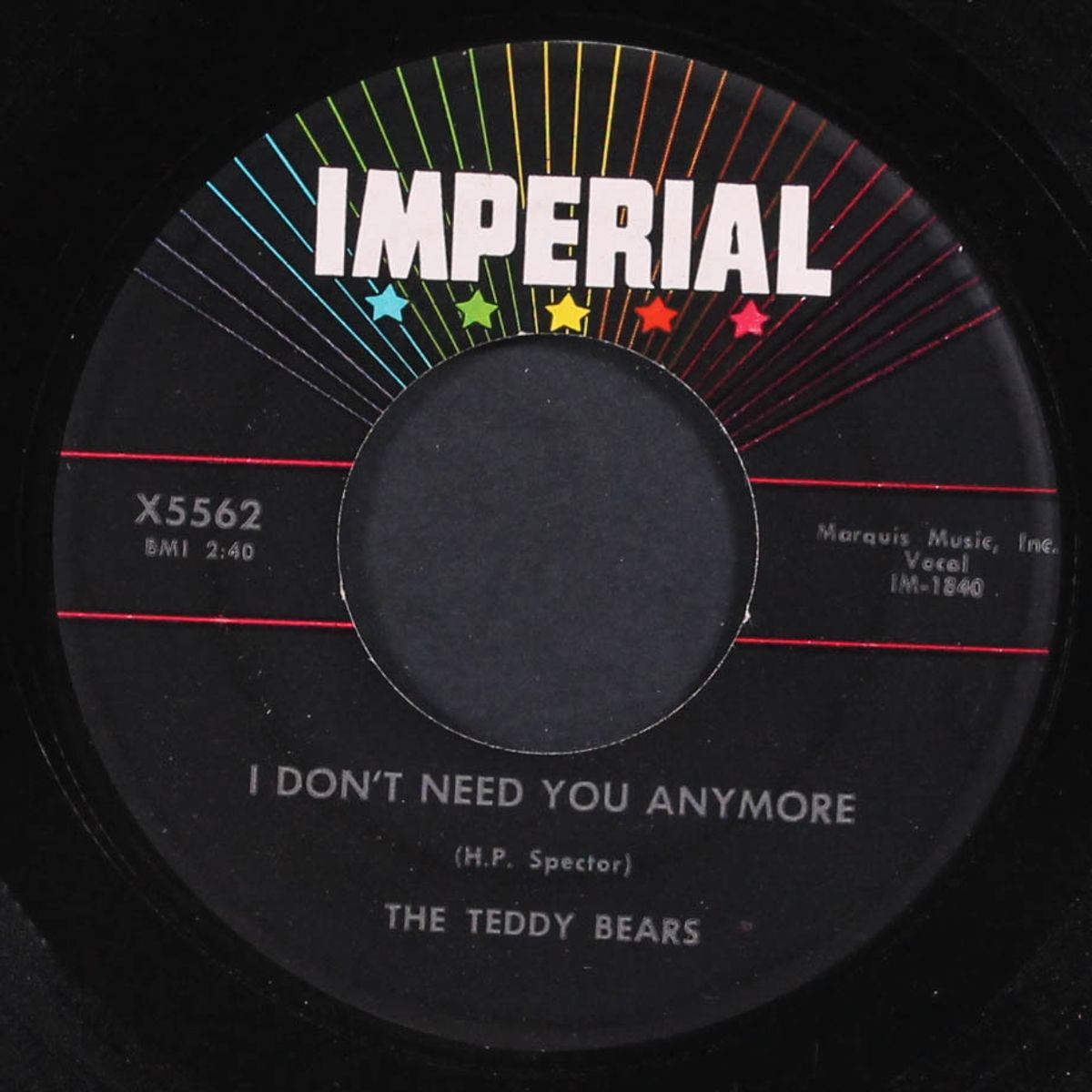 oh why / i don't need you anymore by TEDDY BEARS
