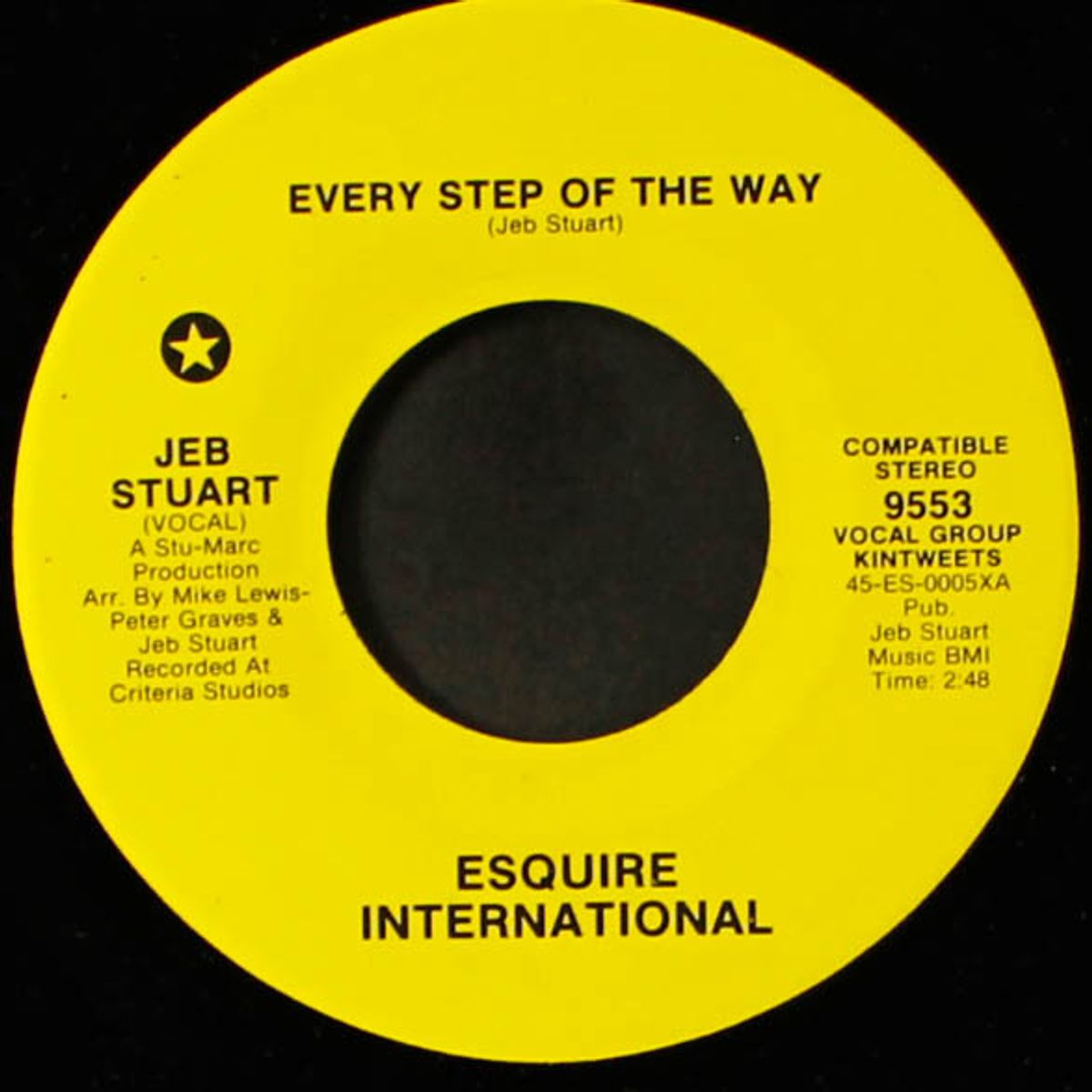 every step of the way / hung up on your love by JEB STUART