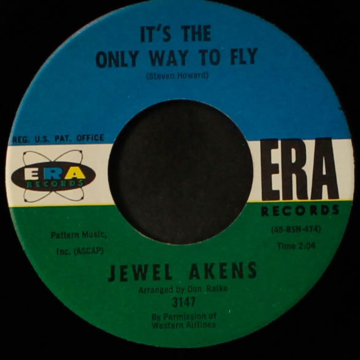 it's the only way to fly / you sure know how to hurt a fella by JEWEL AKENS