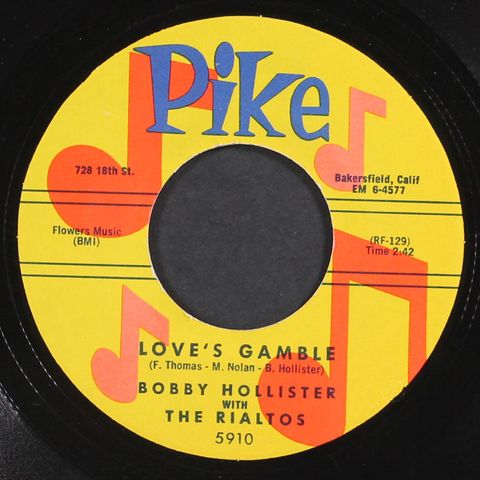BOBBY HOLLISTER & RIALTOS