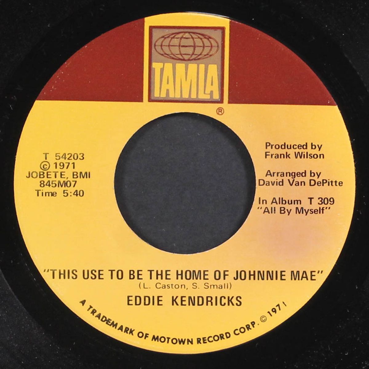 this used to be the home of johnnie mae by EDDIE KENDRICKS
