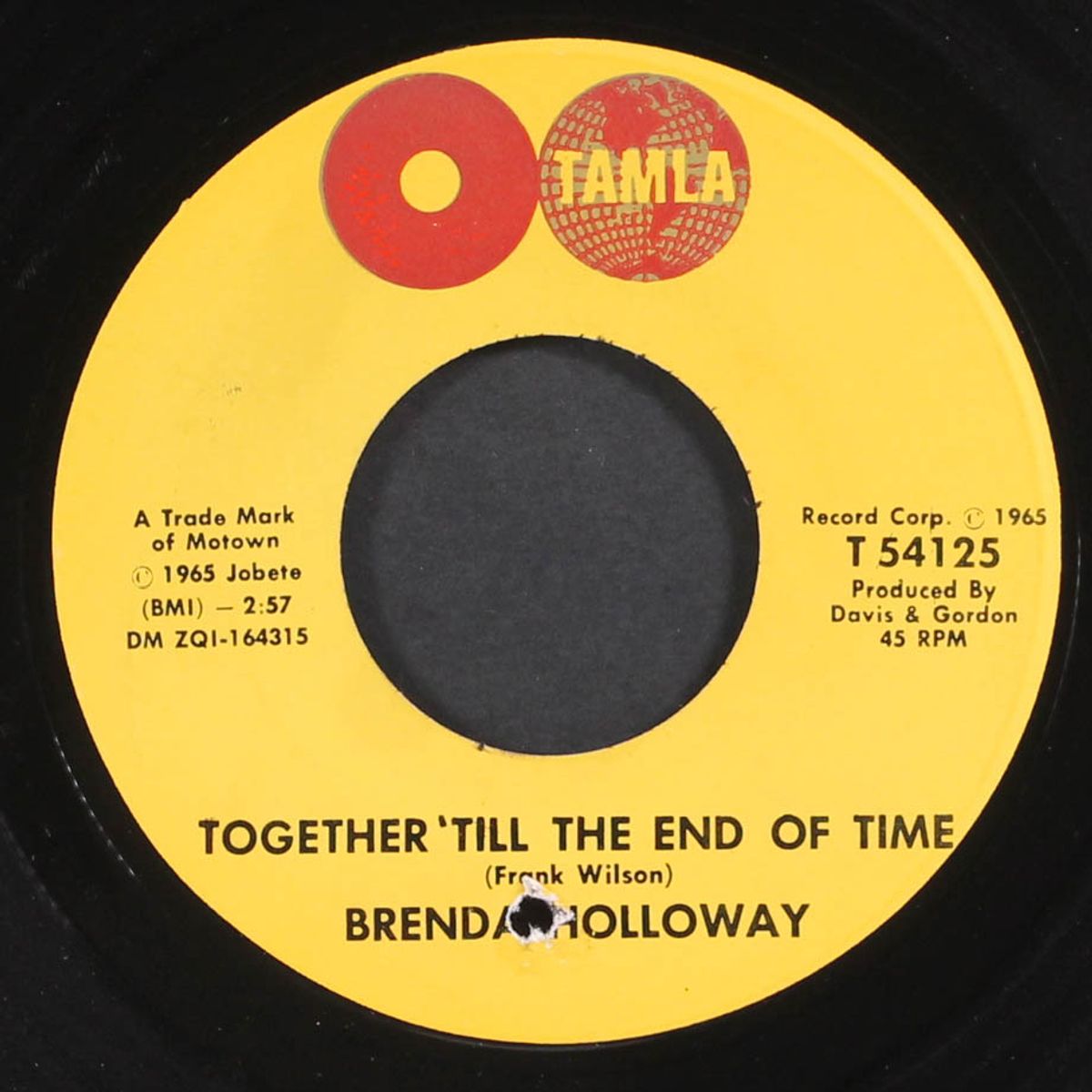 together 'til the end of time / sad song by BRENDA HOLLOWAY