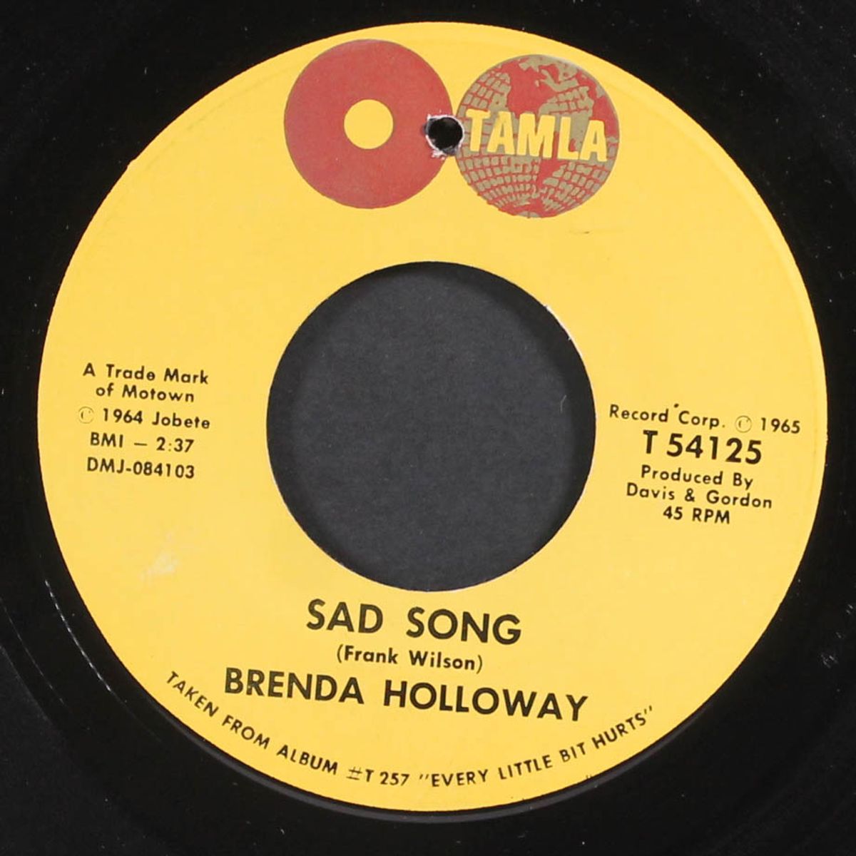 together 'til the end of time / sad song by BRENDA HOLLOWAY
