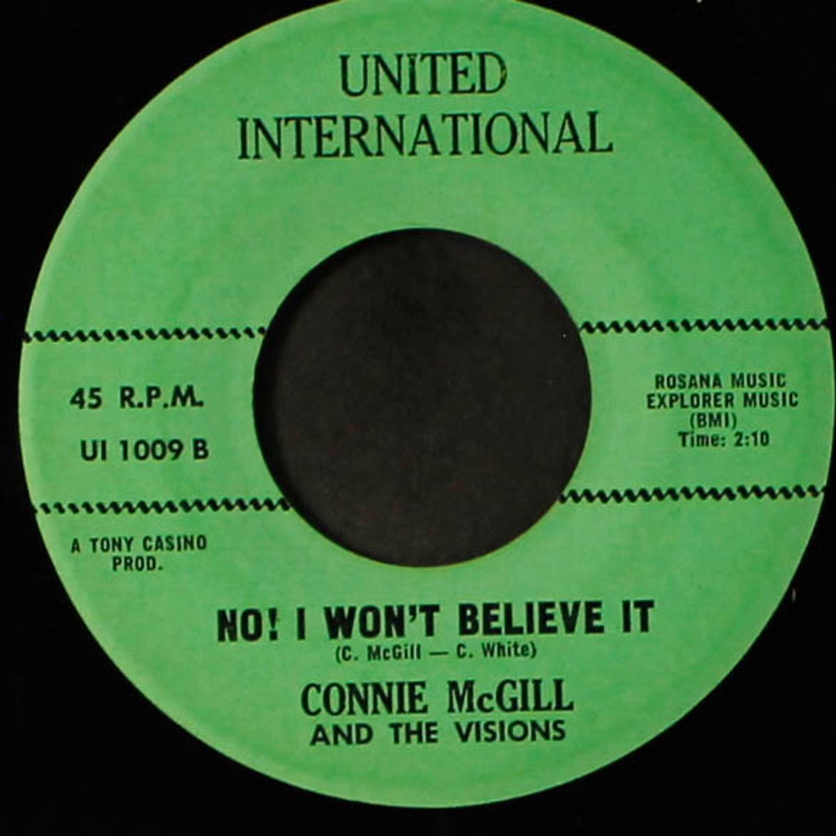 he created you for me / no! i won't believe it by CONNIE MCGILL & VISIONS