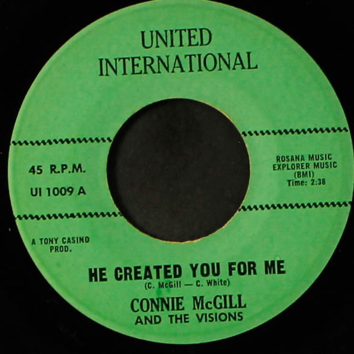 he created you for me / no! i won't believe it by CONNIE MCGILL & VISIONS