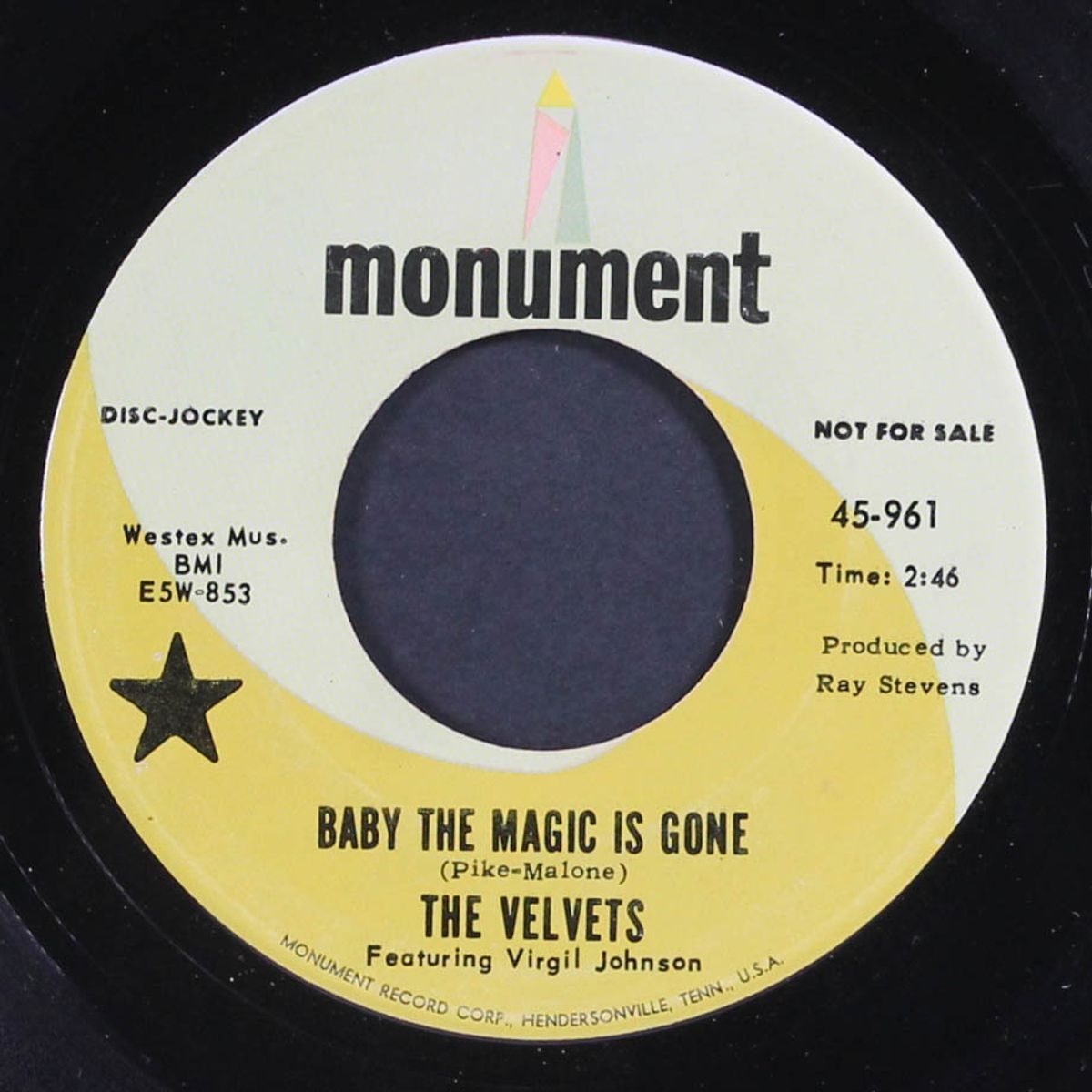 baby the magic is gone / let the fool kiss you by VELVETS