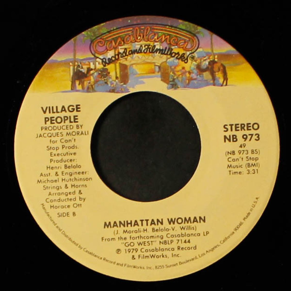 in the navy / manhattan woman by VILLAGE PEOPLE