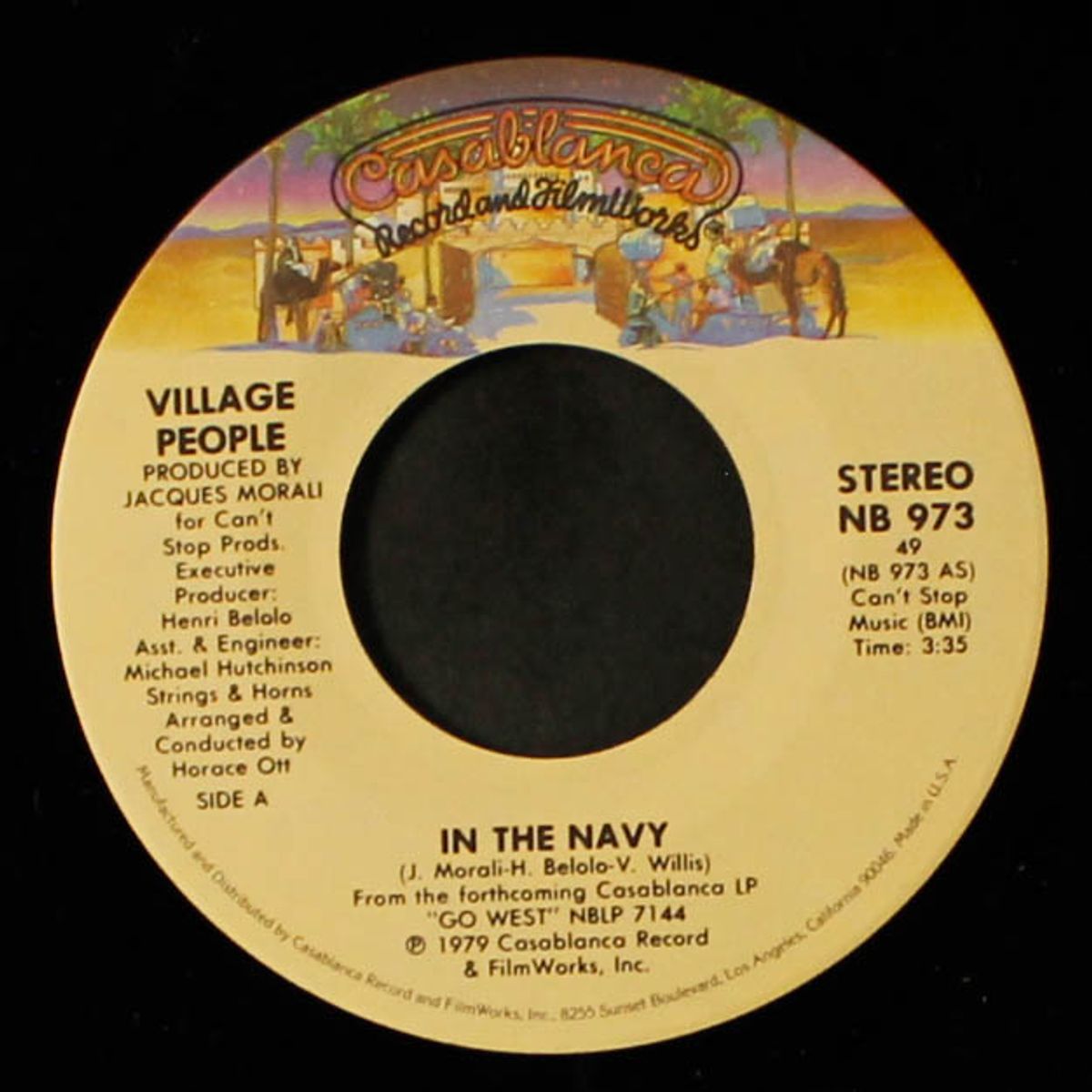 in the navy / manhattan woman by VILLAGE PEOPLE