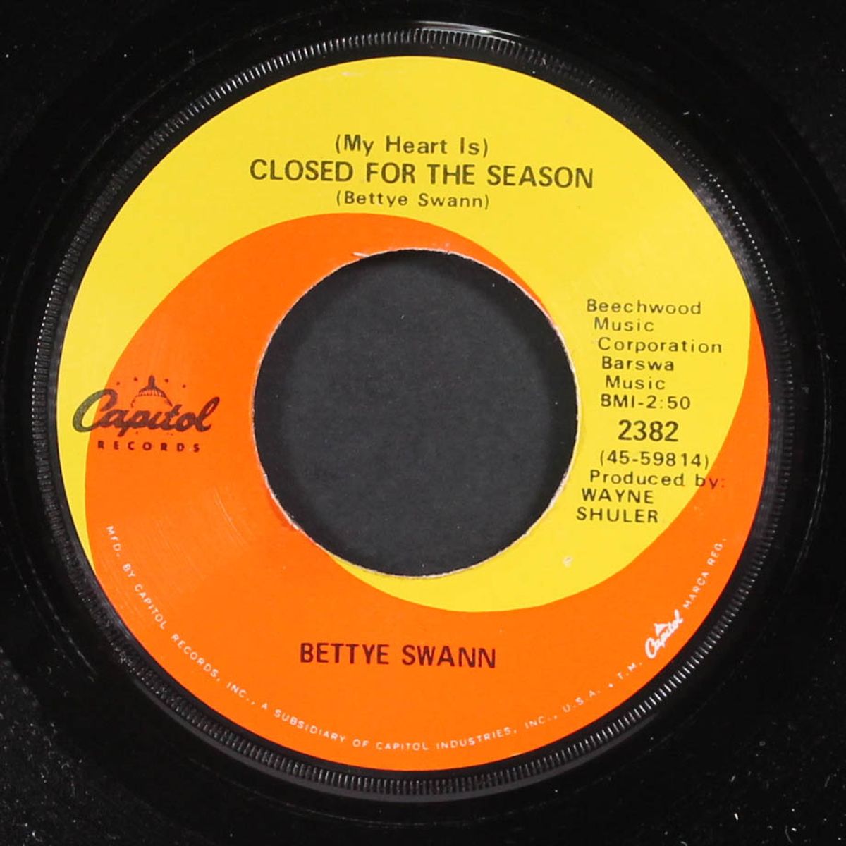 don't touch me / closed for the season by BETTYE SWANN