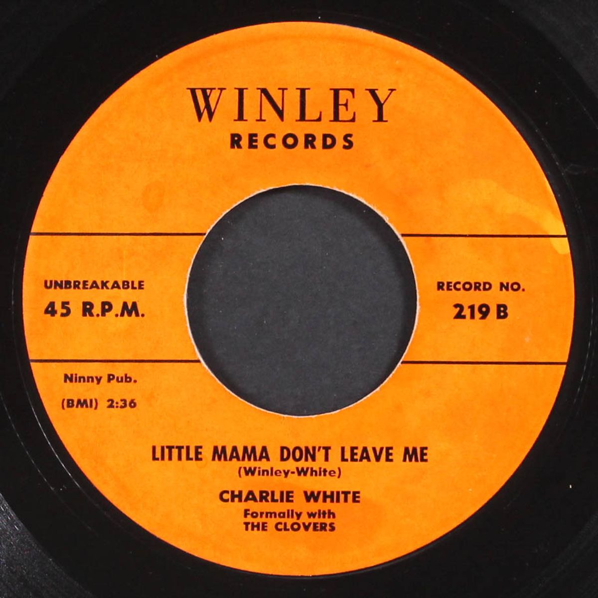 sweetie baby / little mama don't leave me by CHARLIE WHITE