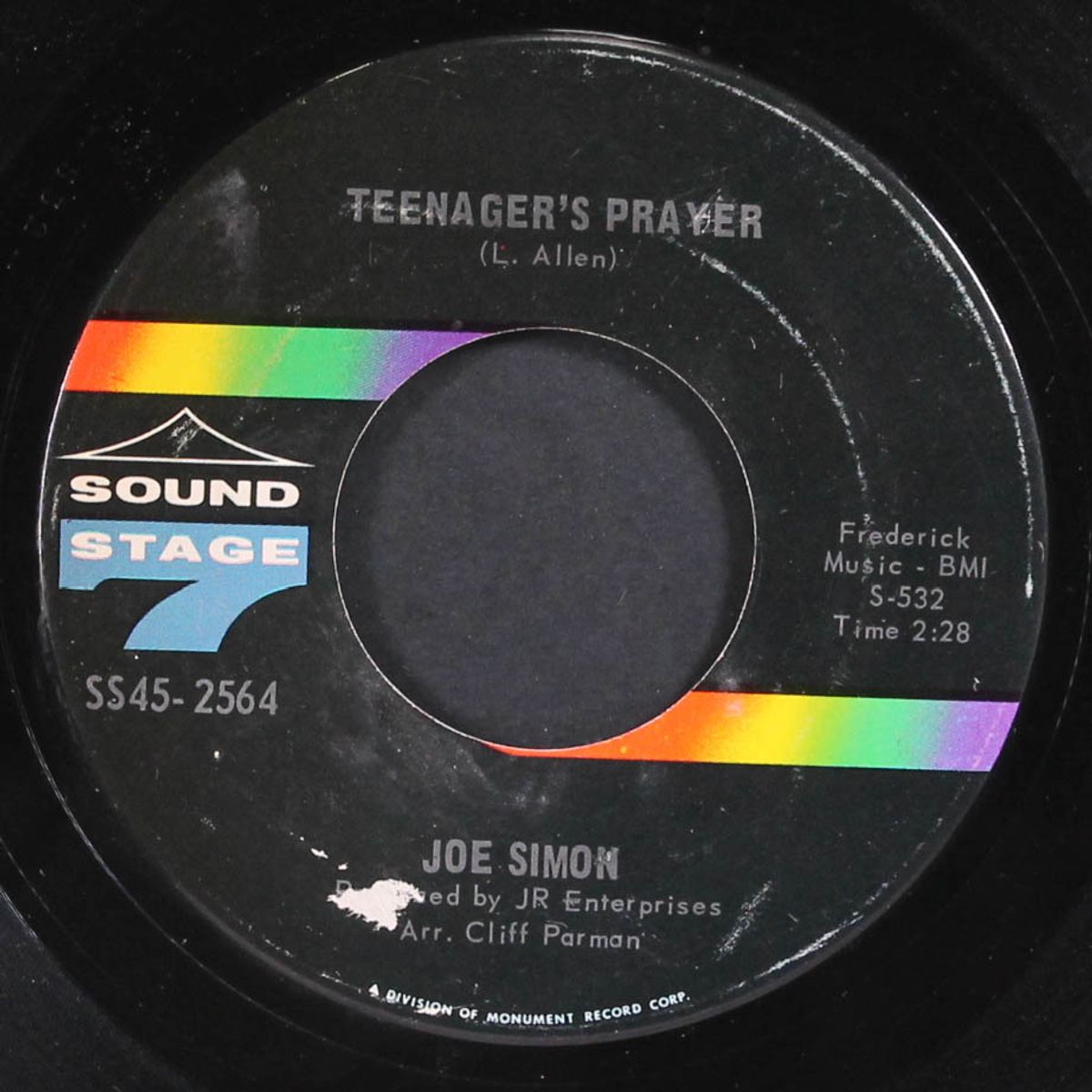 long hot summer / teenager's prayer by JOE SIMON