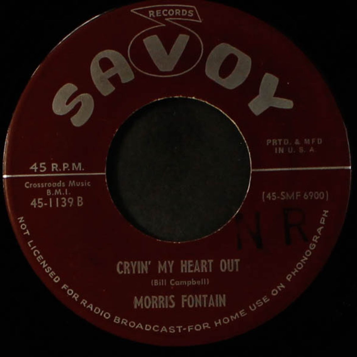 juicin' and goofin' / cryin' my heart out by MORRIS FONTAIN