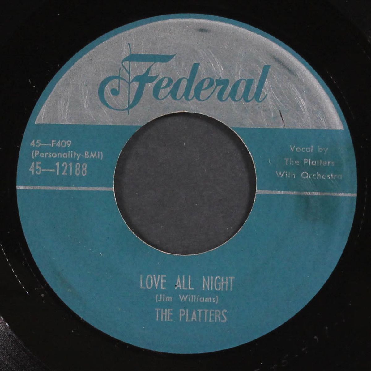 tell the world / love all night by PLATTERS