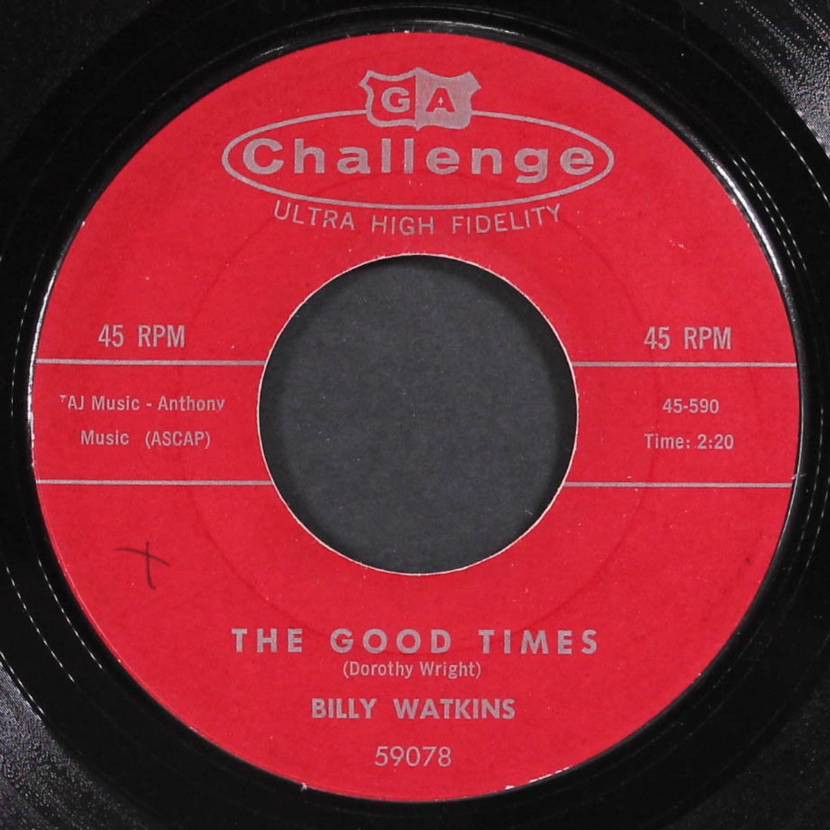 go billy go / the good times by BILLY WATKINS